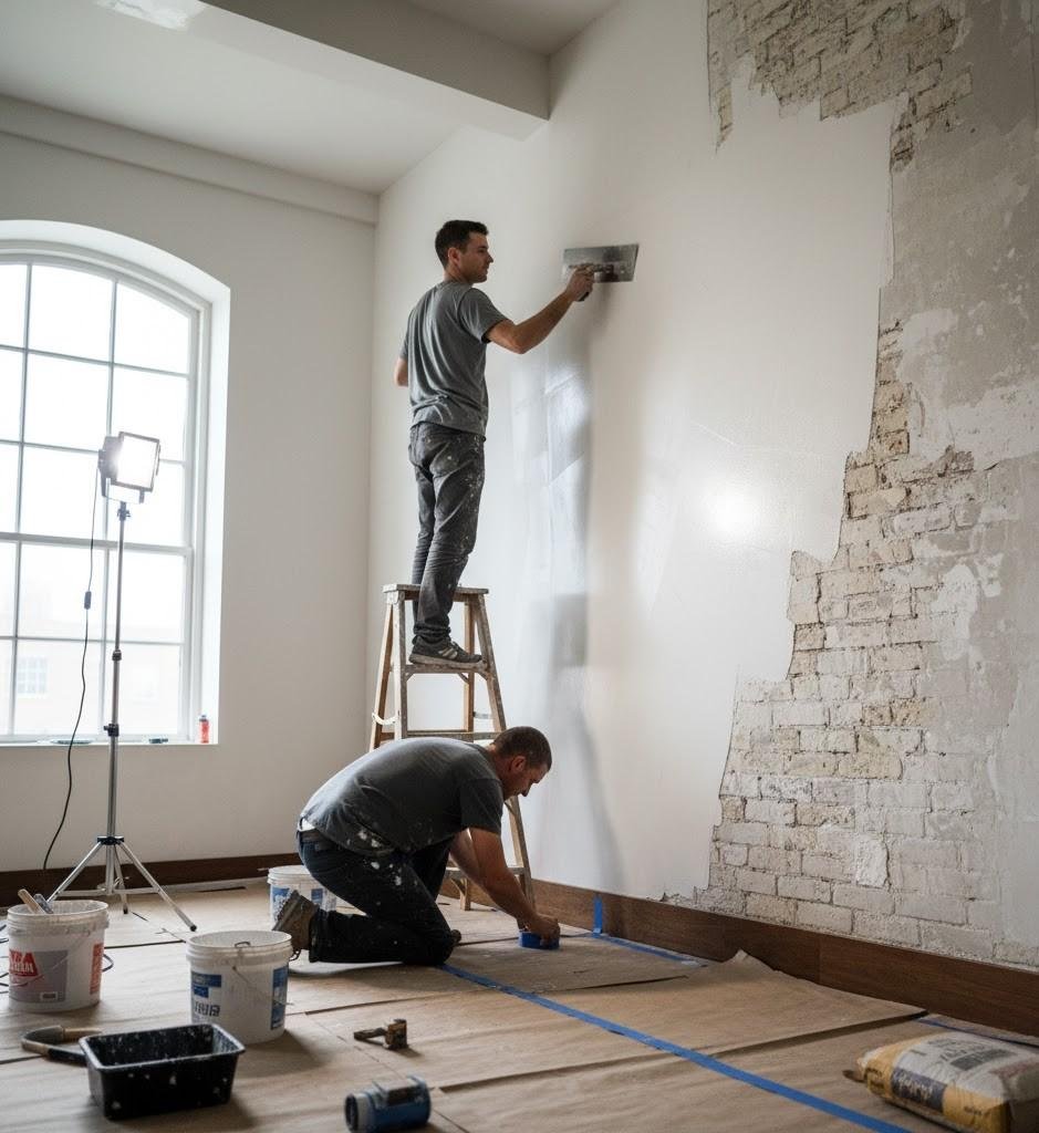 plafonnage et finitions Liège