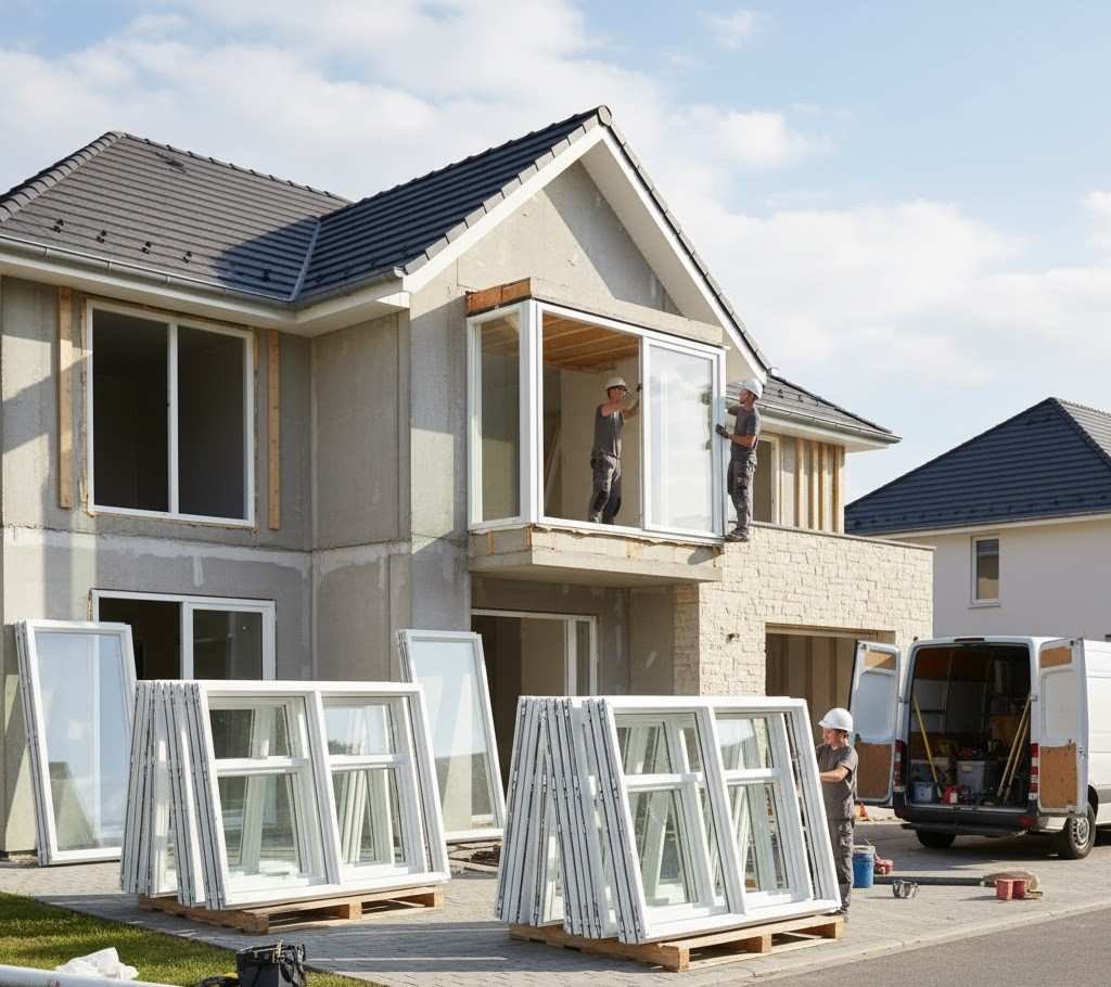 pose châssis PVC Liège